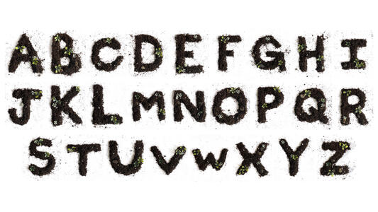 Dirt Alphabet