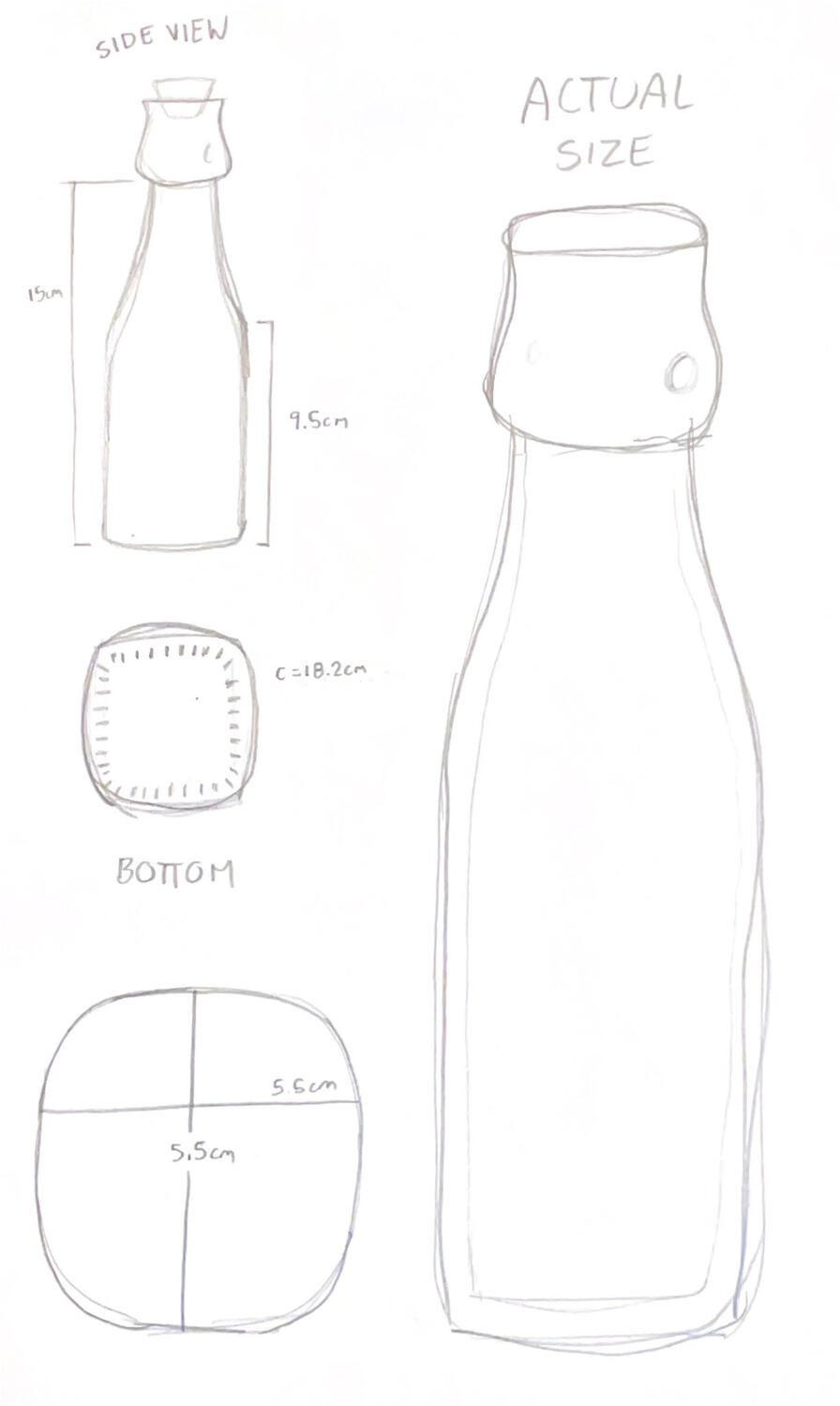 Bottle Dimensions