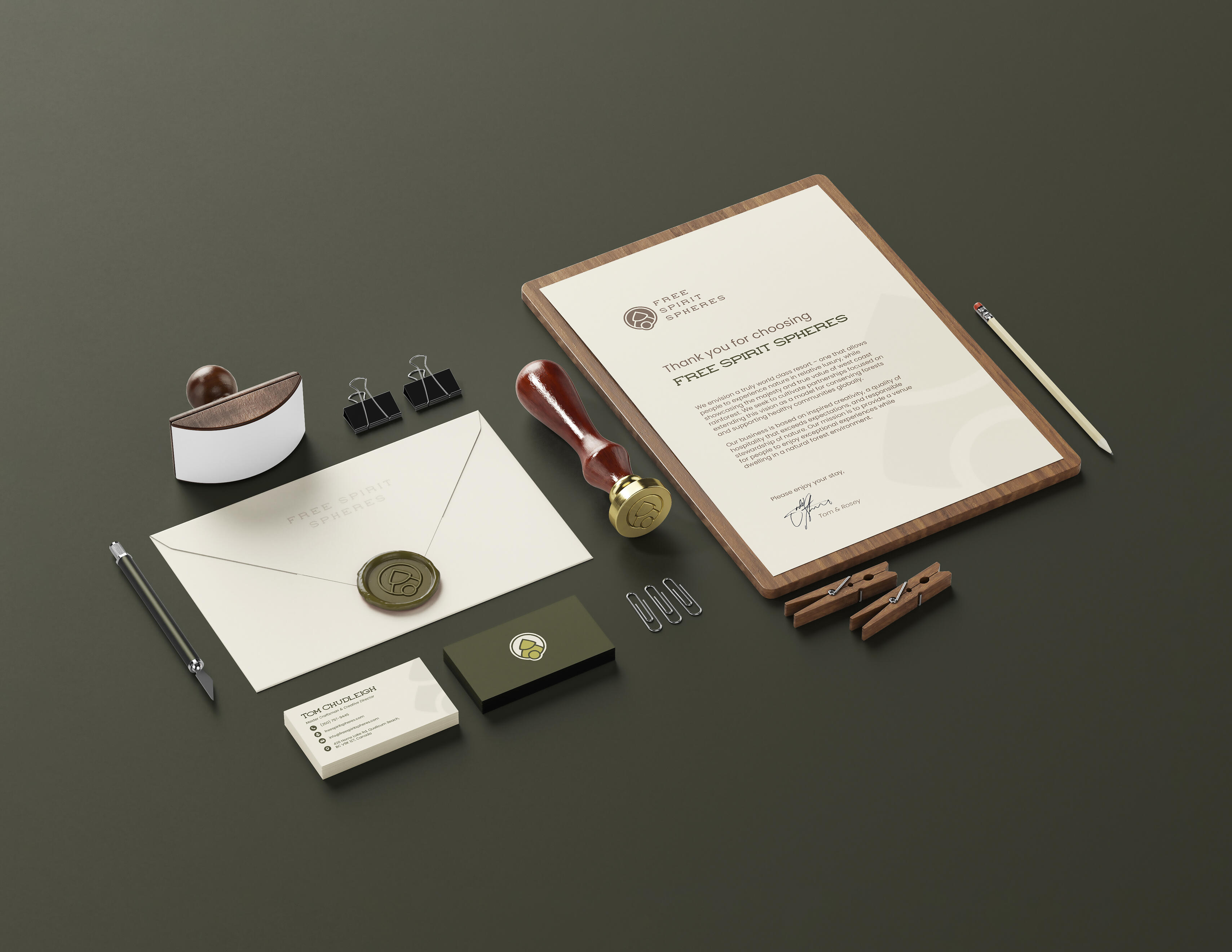 Free Spirit Spheres Stationery